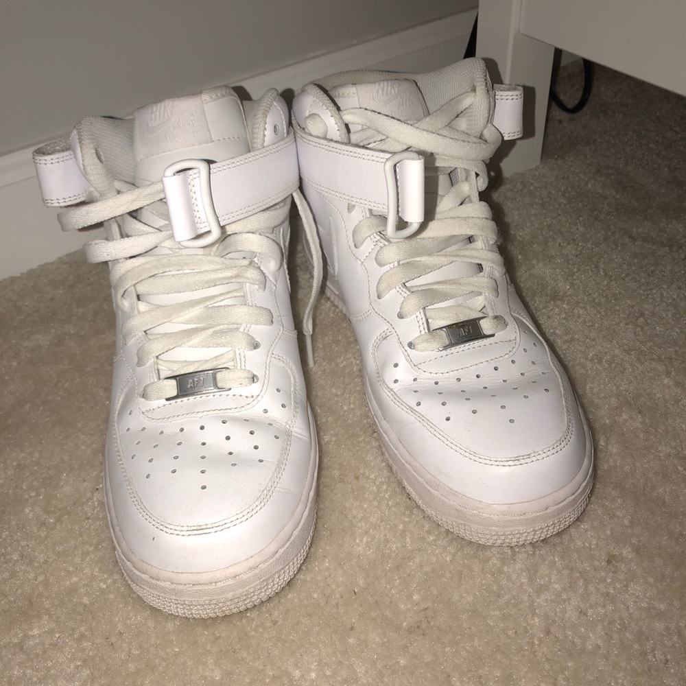 High top Air Force ones. Women’s size 9